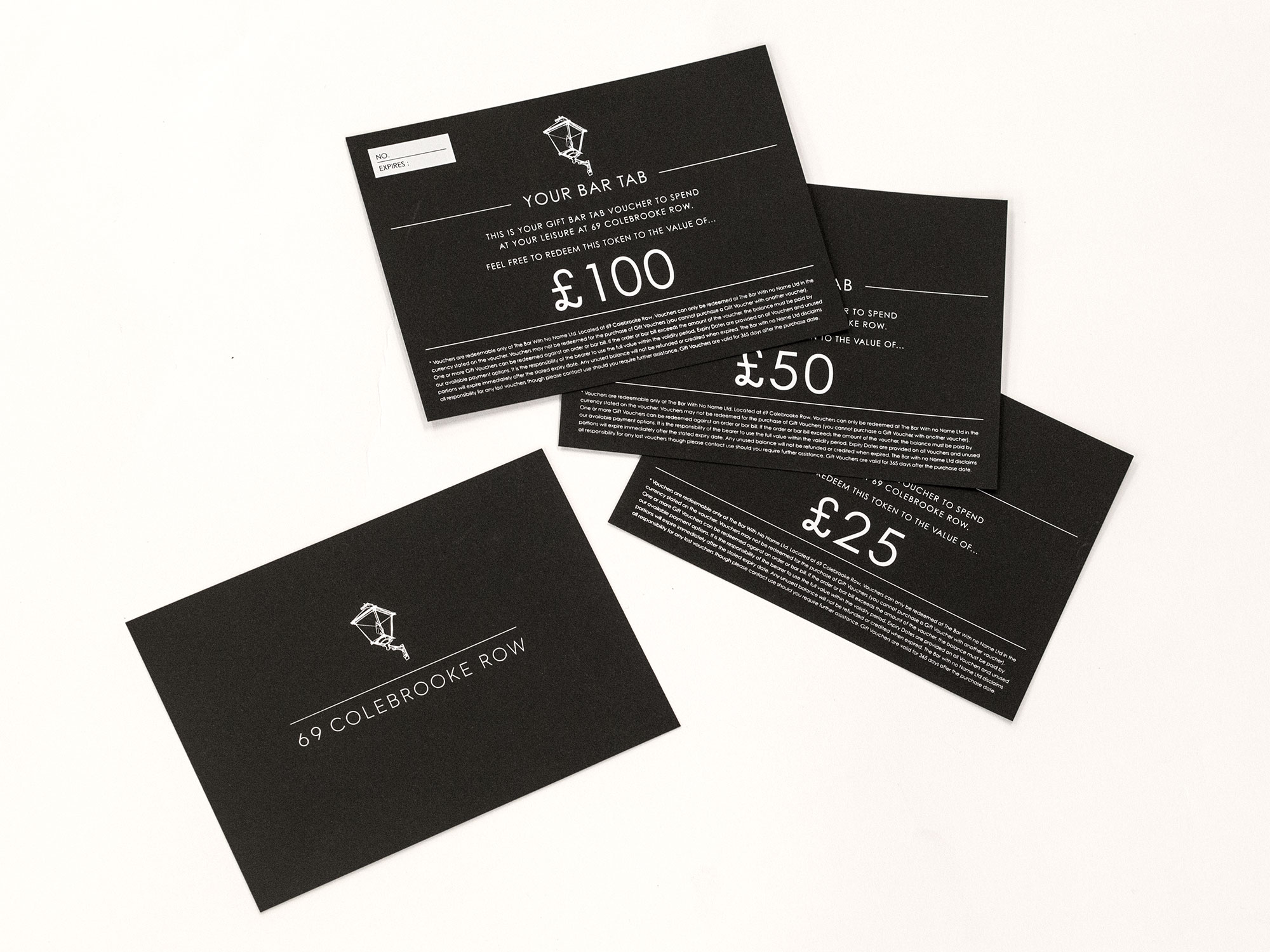 69 Colebrooke Row Vouchers